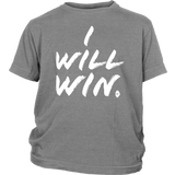 I Will Win Youth T-shirt - Audio Swag