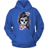 Day Of The Dead Woman Hoodie - Audio Swag