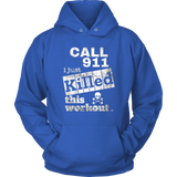 Killed This Workout Fitness Hoodie - Audio Swag