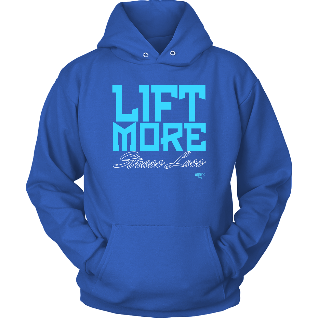 Lift More Stress Less Hoodie - Audio Swag