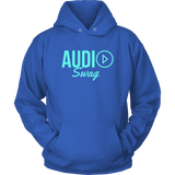 Audio Swag Aqua Logo Hoodie - Audio Swag