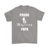 Proud Musician Papa Mens Tee - Audio Swag