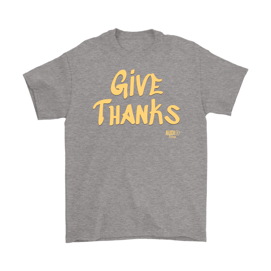 Give Thanks Mens T-shirt - Audio Swag