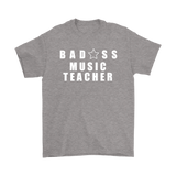 Bad@ss Music Teacher Mens Tee - Audio Swag