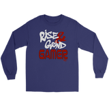 Rise & Grind Gamer Long Sleeve T-shirt - Audio Swag