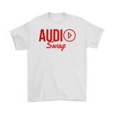 Audio Swag Red Logo Mens Tee - Audio Swag