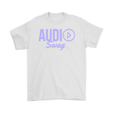Audio Swag Lavender Logo Mens T-shirt - Audio Swag