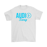 Audio Swag Blue Logo Mens T-shirt - Audio Swag