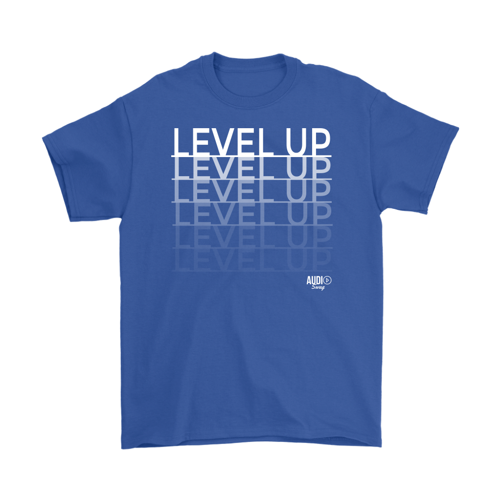 Level Up Fade Mens T-shirt - Audio Swag