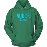 Audio Swag Blue Logo Hoodie - Audio Swag
