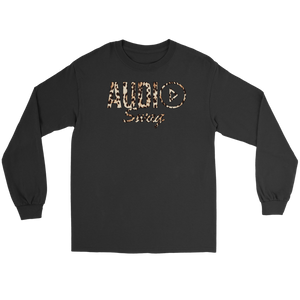 Audio Swag Leopard Logo Long Sleeve T-shirt - Audio Swag