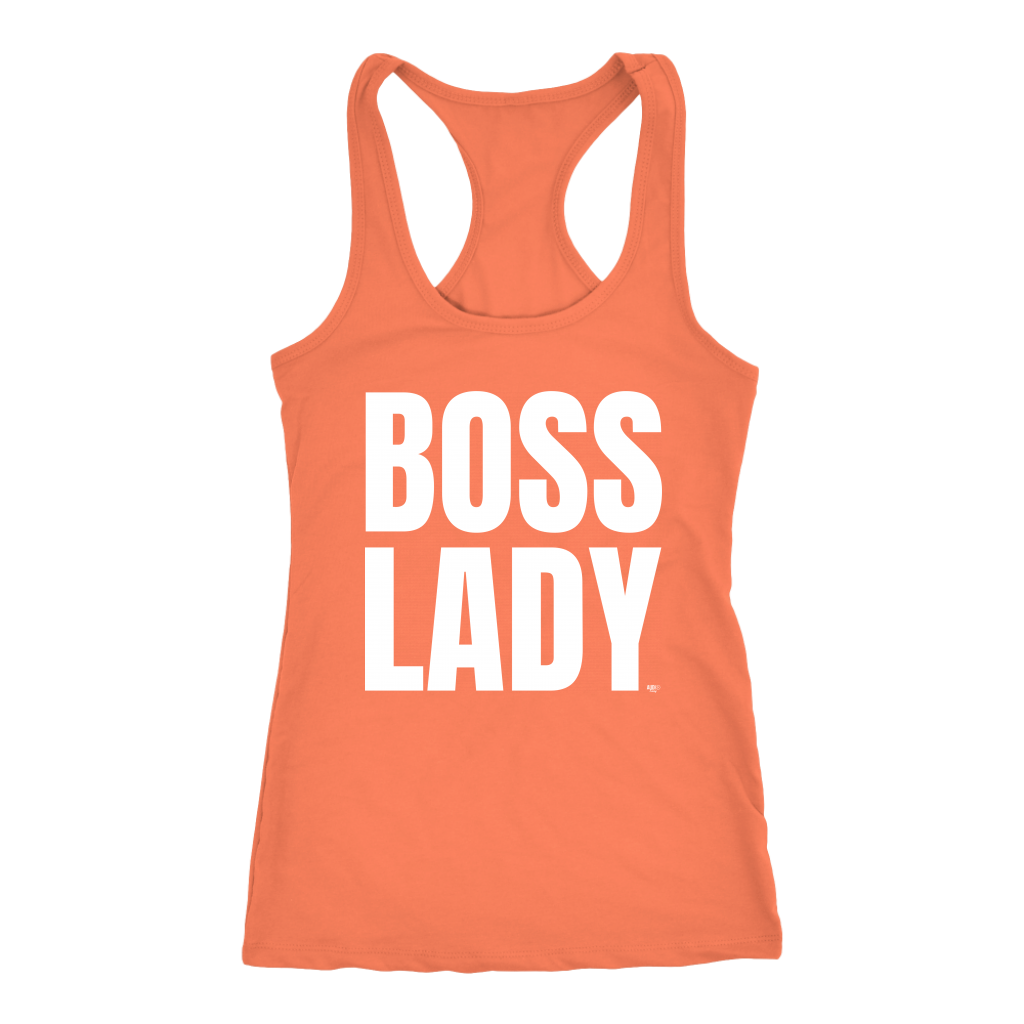 Boss Lady Ladies Racerback Tank Top - Audio Swag