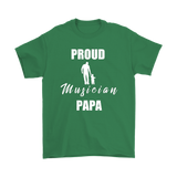 Proud Musician Papa Mens Tee - Audio Swag