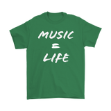 Music = Life Mens Tee - Audio Swag