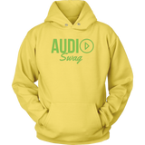 Audio Swag Green Logo Hoodie - Audio Swag