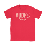 Audio Swag Peach Logo Ladies T-shirt - Audio Swag