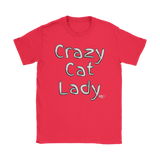 Crazy Cat Lady Ladies T-shirt - Audio Swag