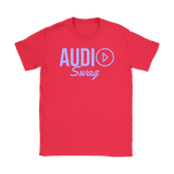 Audio Swag Lavender Logo Ladies T-shirt - Audio Swag