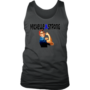 Michelle Strong Mens Tank Top - Audio Swag
