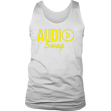 Audio Swag Yellow Logo Mens Tank Top - Audio Swag