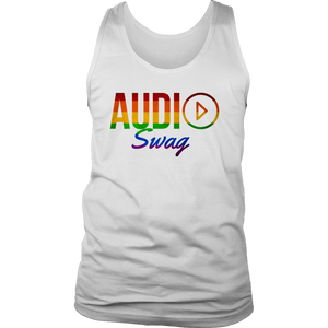 Audio Swag Pride Logo Mens Tank Top - Audio Swag