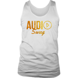 Audio Swag Gold Logo Mens Tank Top - Audio Swag