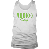 Audio Swag Green Logo Mens Tank Top - Audio Swag