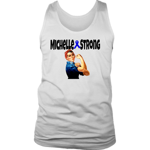 Michelle Strong Mens Tank Top - Audio Swag