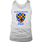 Autism Warrior Dad Mens Tank Top - Audio Swag