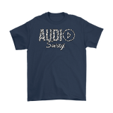 Audio Swag White Cheetah Logo Mens T-shirt - Audio Swag