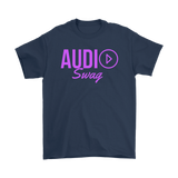 Audio Swag Fuschia Logo Mens T-shirt - Audio Swag