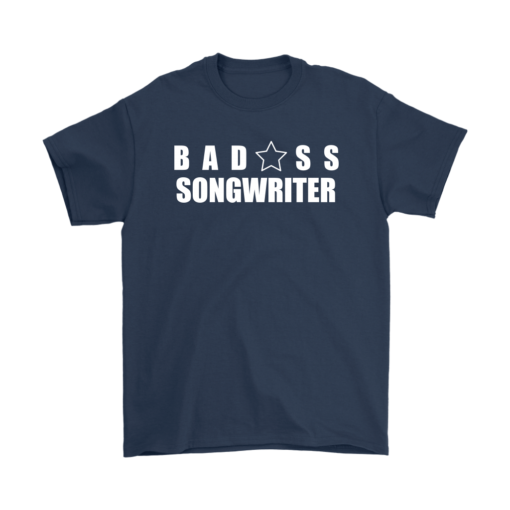 Bad@ss SongWriter Mens T-shirt - Audio Swag