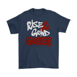 Rise & Grind Gamer Mens T-shirt