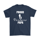 Proud Producer Papa Mens T-shirt - Audio Swag