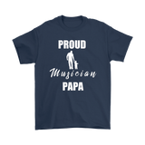 Proud Musician Papa Mens Tee - Audio Swag