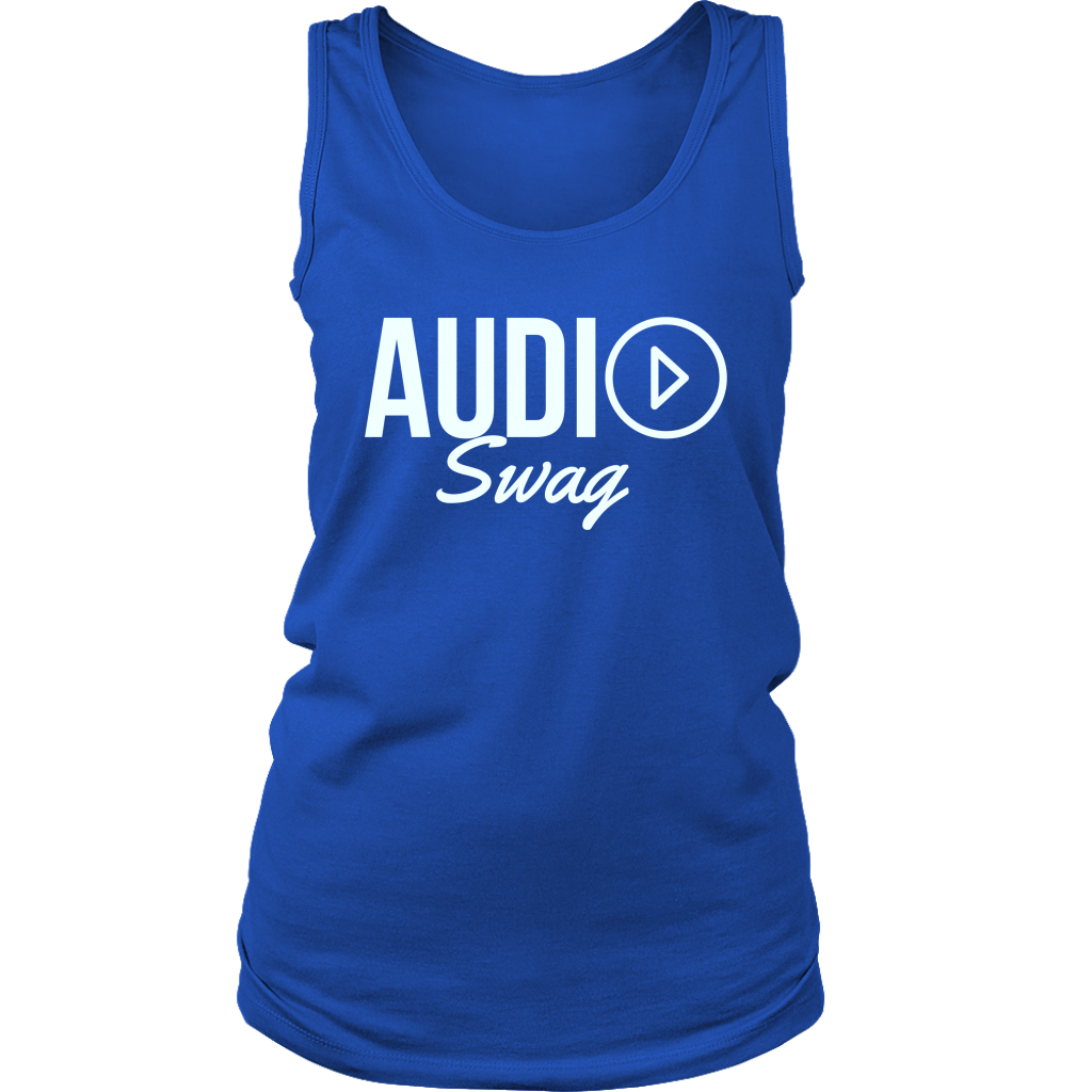 Audio Swag Light Logo Ladies Tank Top - Audio Swag