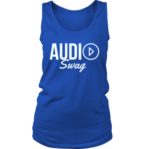 Audio Swag Light Logo Ladies Tank Top - Audio Swag