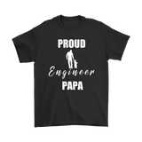 Proud Engineer Papa Mens T-shirt - Audio Swag