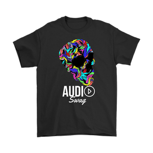 Bright Skull Mens T-shirt - Audio Swag