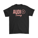 Audio Swag Peach Logo Mens T-shirt - Audio Swag
