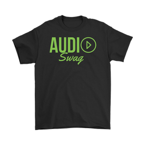 Audio Swag Green Logo Mens T-shirt - Audio Swag