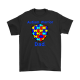 Autism Warrior Dad Mens T-shirt