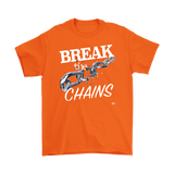 Break The Chains White Mens T-shirt
