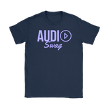 Audio Swag Lavender Logo Ladies T-shirt - Audio Swag
