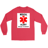 Medical Alert Long Sleeve T-shirt - Audio Swag
