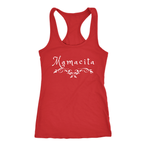 Mamacita Scroll Ladies Racerback Tank Top - Audio Swag