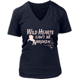 Wild Hearts Can't Be Broken Ladies V-neck T-shirt