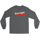 Savage Long Sleeve Tee - Audio Swag