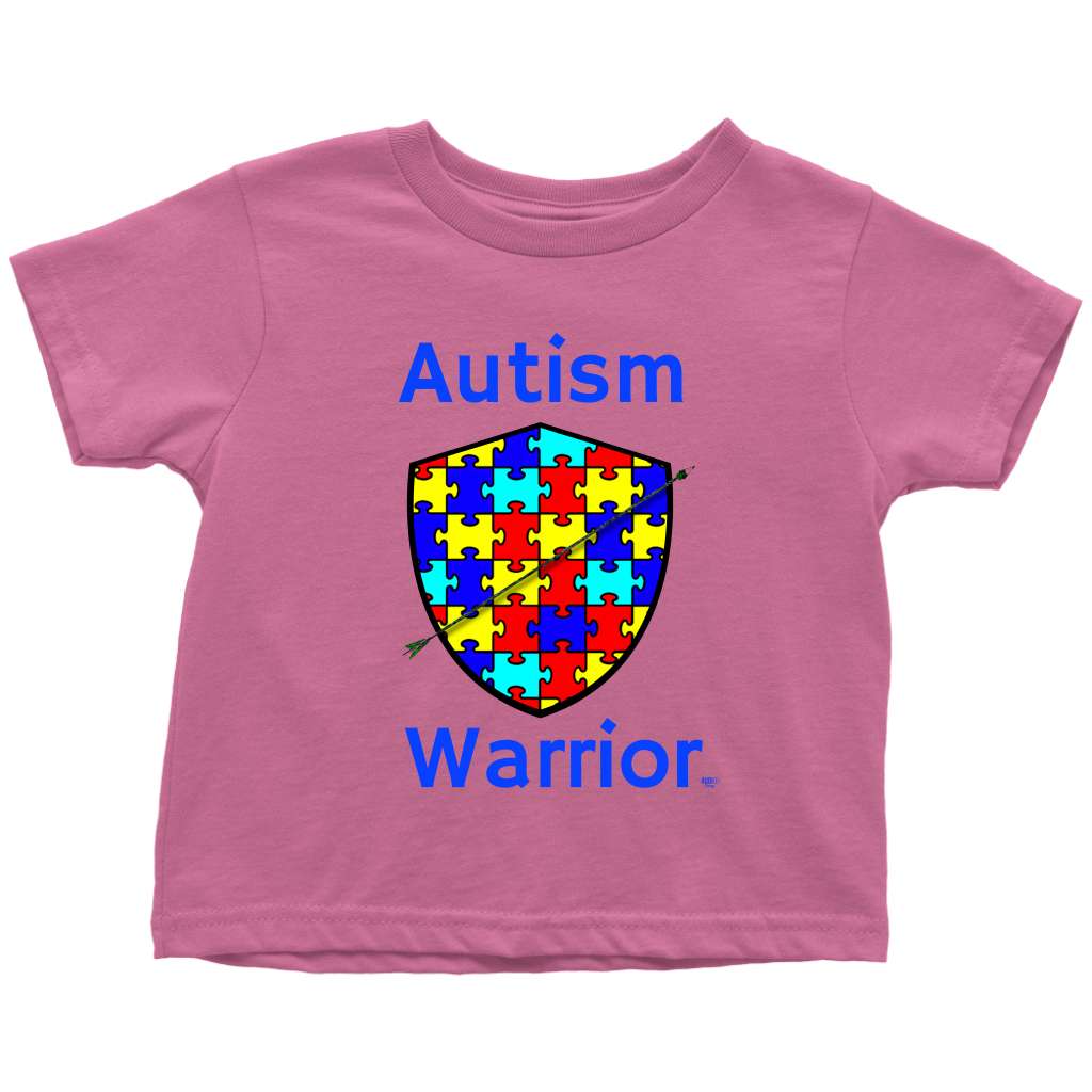 Autism Warrior Toddler T-shirt - Audio Swag