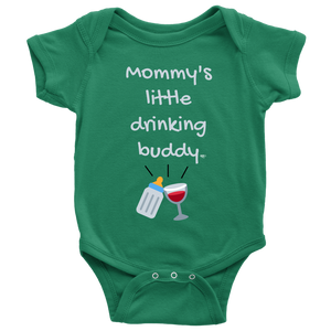 Mommy's Little Drinking Buddy Baby Bodysuit - Audio Swag